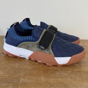 Vans Coast Comfy Cush Cordura Blue Green Suede Gum Sole - Size 8